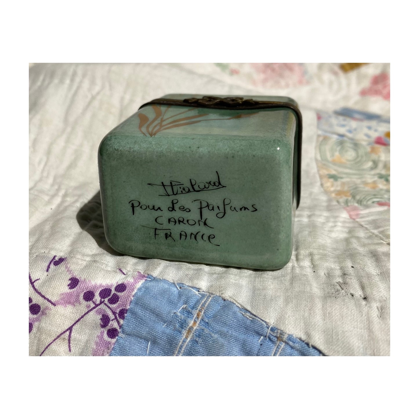 Limoges Perfume Trinket Box