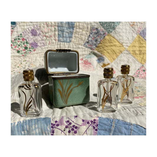 Limoges Perfume Trinket Box